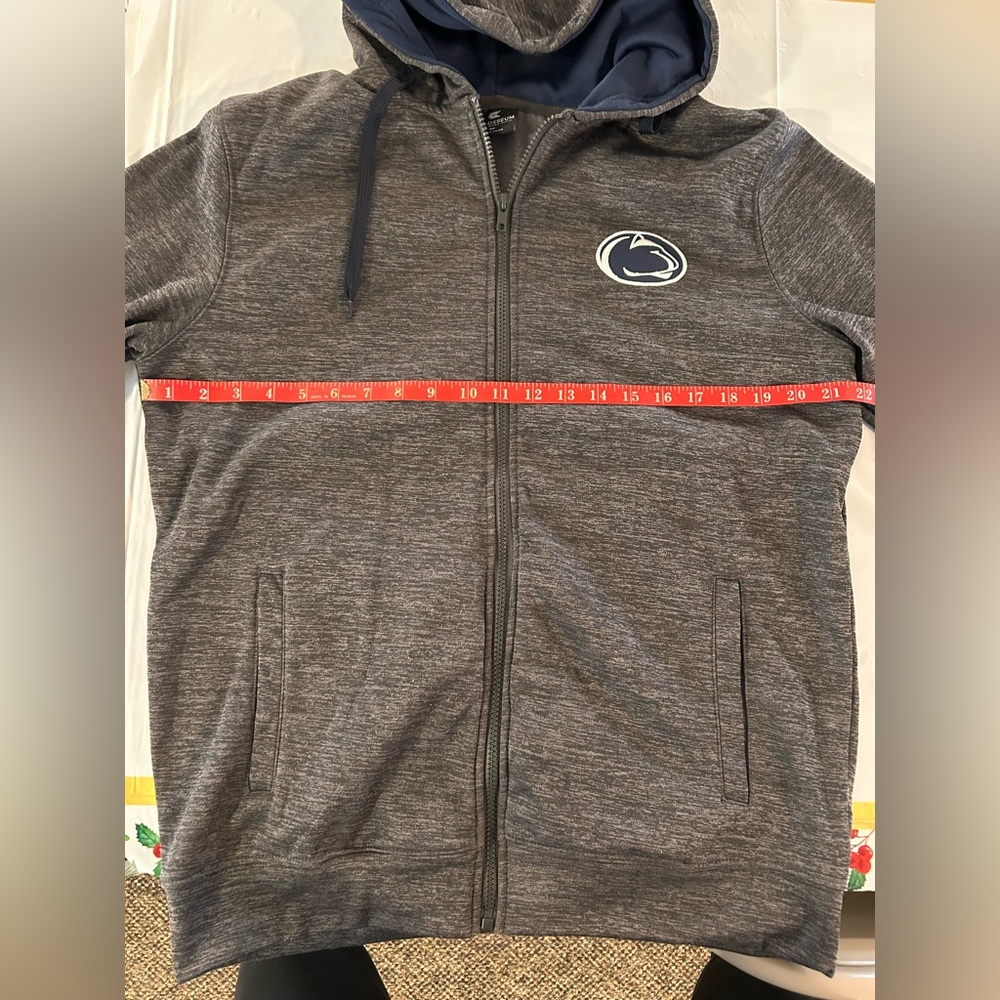 Penn State Nittany Lions Colosseum Athletics Full Zip Hoodie Jacket Mens Medium - Picture 6 of 8